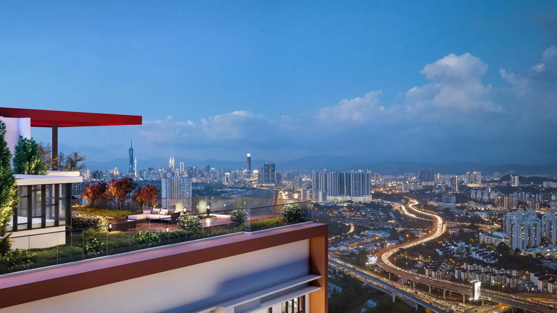 Skyline Kuchai, Jalan Kuchai Lama